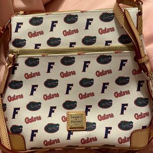 Dooney and Burke UF Florida Gators Purse Handbag Adjustable strap